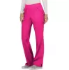 Mid Rise Straight Leg Pull-on Pant WWE110 in Electric Pink