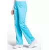 Mid Rise Straight Leg Pull-on Pant WWE110 in Turquoise