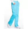 Mid Rise Straight Leg Pull-on Pant WWE110 in Turquoise