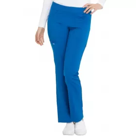 Mid Rise Tapered Leg Pull-on Pant DKE135 in Royal