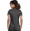 Tuckable Snap Front Polo Shirt WWE698 in Pewter