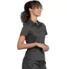 Tuckable Snap Front Polo Shirt WWE698 in Pewter