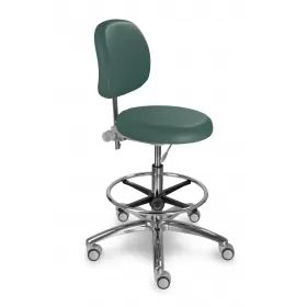 Chair with wheels, footrest and backrest 1255GDent