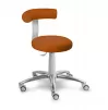 Chair with wheels, backrest and footrest 1283GDent