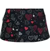 Scrub top BAMBINA, Black Hearts