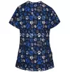 Scrub top BAMBINA, Navy Paws
