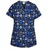 Scrub top BAMBINA, Navy Paws
