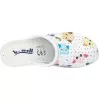 Medical shoes/clogs AERIAL Lady, White with Owls