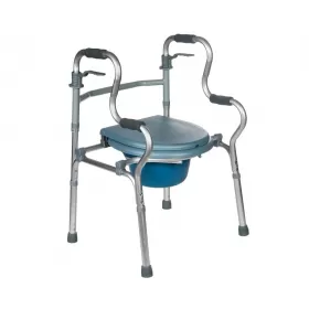 Walking frame Harry with seat and toilet set