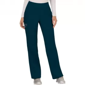 Mid Rise Straight Leg Pull-on Pant WWE110 Caribbean blue