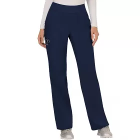 Mid Rise Straight Leg Pull-on Pant WWE110 in Navy