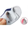 Orthopedic leather sandals Hallux, White