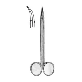 Scissors Quinby curved 12,5 cm