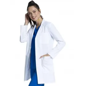 Medicininis moteriškas chalatas CKE452 baltas Medicininis moteriškas chalatas CKE452 baltas