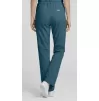Mid Rise Slim Straight Drawstring Pant WWE4203 in Caribbean Blue Mid Rise Slim Straight Drawstring Pant WWE4203 in Caribbean Blue