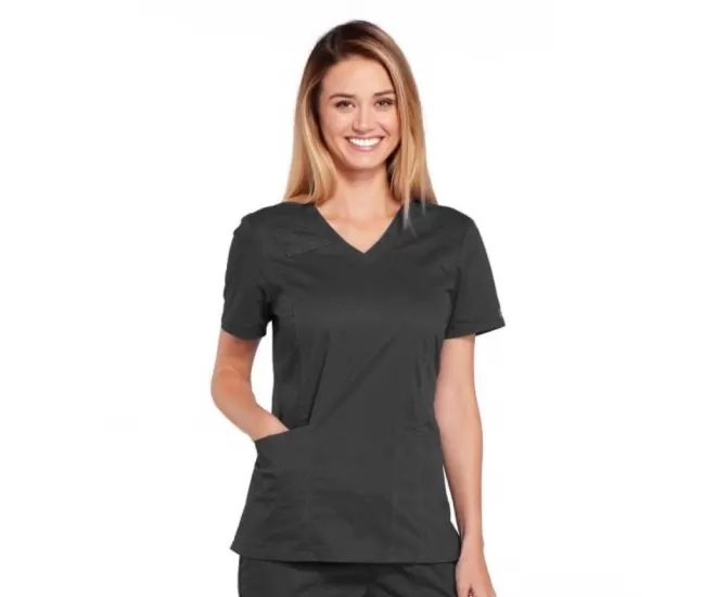 Scrub top CORE STRETCH WWE4710 in Pewter