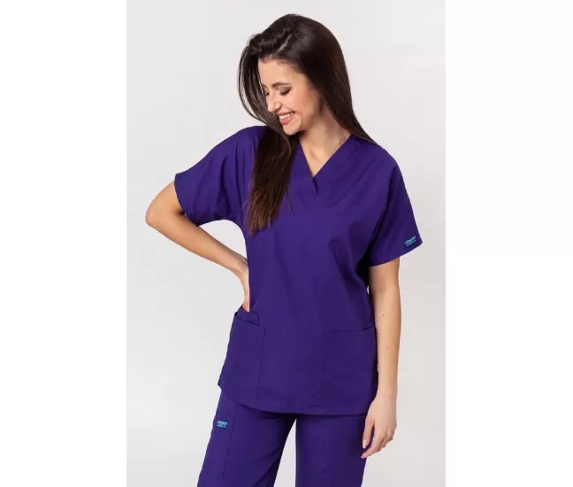 Medicininė moteriška palaidinė WWE4700 violetinė (vynuogių)