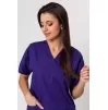 Medicininė moteriška palaidinė WWE4700 violetinė (vynuogių)