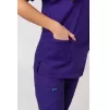 Medicininė moteriška palaidinė WWE4700 violetinė (vynuogių)