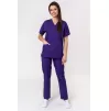 Medicininė moteriška palaidinė WWE4700 violetinė (vynuogių)