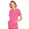 Mock Wrap Top WWE4728 in Shocking Pink