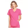Mock Wrap Top WWE4728 in Shocking Pink