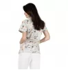 Scrub top BAMBINA, Light brown with animals