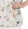 Scrub top BAMBINA, Light brown with animals