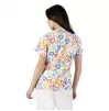 Scrub top BAMBINA, White Hearts