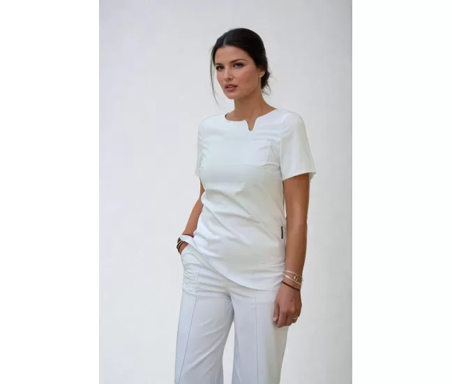 Woman top Valencia white