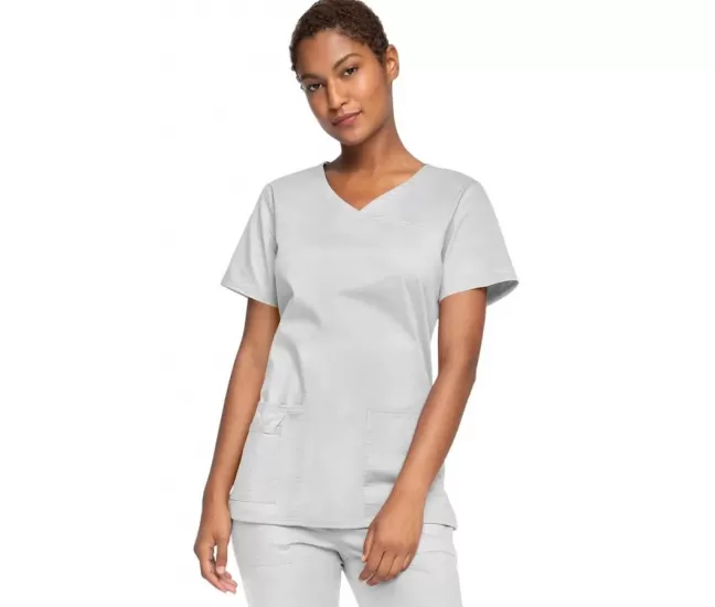 Medicininė moteriška palaidinė WWE4727 balta