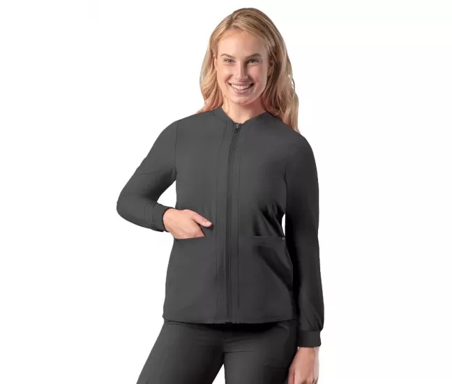 Švarkelis užsegamas užtrauktuku A6200 tamsiai pilkas