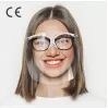 Spectacle frame with metal clips + set of exchangeable foils – 10 pcs