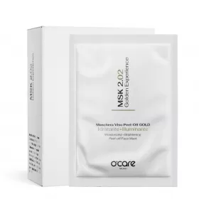 Drėkinanti alginatinė veido kaukė MSK 2-02 Golden Experience, 20g, OCare