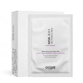 Priešraukšlinė alginatinė 3D veido kaukė MSK 2-01 Anti-age 3D Perfect Skin, 20g, OCare