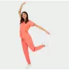 Scrub top JUSTINA, Coral Scrub top JUSTINA, Coral