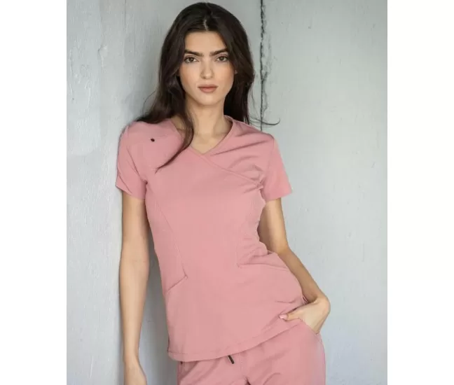 Scrub top JUSTINA, Mauve Scrub top JUSTINA, Mauve
