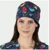 Medicininė kepurėlė MODENA, mėlyna su pyragėliais