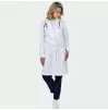 Medicininis moteriškas chalatas VALERIA, baltas Medicininis moteriškas chalatas VALERIA, baltas