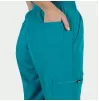 Medicininės moteriškos kelnės MAURI, žalsvos (Teal) Medicininės moteriškos kelnės MAURI, žalsvos (Teal)
