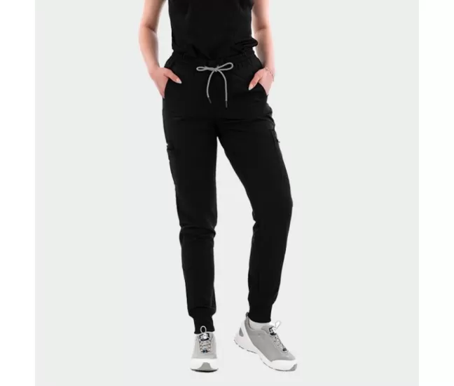 Scrub trousers RICCI, Black