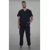 Men's scrub set MATTEO, Charcoal