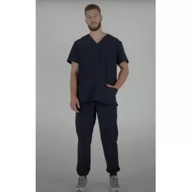 Medicininis vyriškas komplektas MATTEO, tamsiai pilkas (Charcoal) Medicininis vyriškas komplektas MATTEO, tamsiai pilkas (Charcoal)