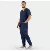 Men's scrub set MATTEO, Navy