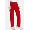 Women's Knit Waistband Scrub Pant CK002 Red