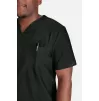 Men's V-Neck Solid Scrub Top CK885 Olive Branch