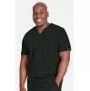 Men's V-Neck Solid Scrub Top CK885 Olive Branch