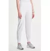 Women's Elastic Waistband Jogger Scrub Pant CK110A White