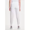 Women's Elastic Waistband Jogger Scrub Pant CK110A White