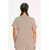 Women's Mock Wrap Solid Scrub Top 2625A Khaki